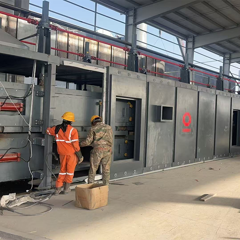 rock wool production line project site